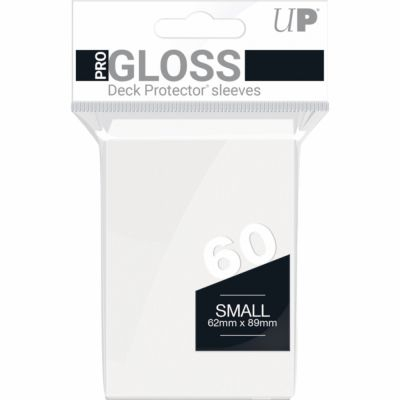 Protges Cartes Format JAP  Sleeves Ultra-pro Mini Par 60 Blanc - GLOSS