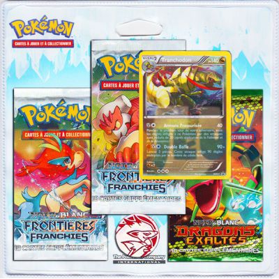 Pack 3 Boosters - Frontières Franchies - Tranchodon Pokémon