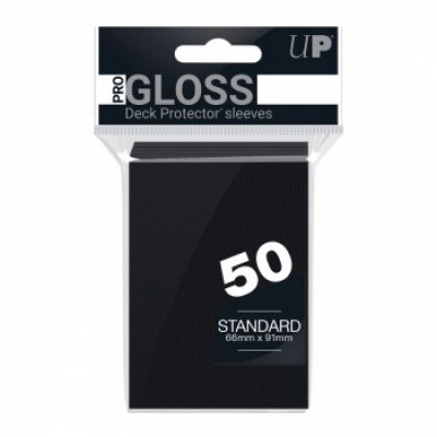 Protges Cartes Standard  Sleeves Ultra-pro Standard Par 50 Noir