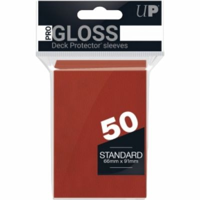 Protges Cartes Standard  Sleeves Ultra-pro Standard Par 50 Rouge