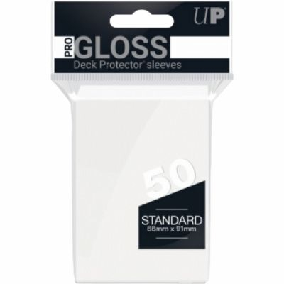Protges Cartes Standard  Sleeves Ultra-pro Standard Par 50 Blanc
