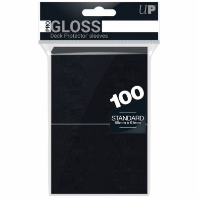 Protges Cartes Standard  Ultra Pro - Gloss Standard Noir par 100