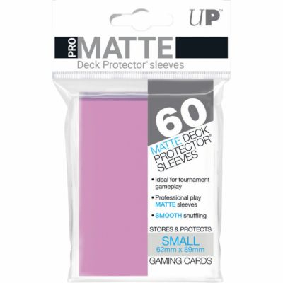 Protges Cartes Format JAP  Sleeves Ultra-pro Mini Par 60 Rose (Pink) Matte