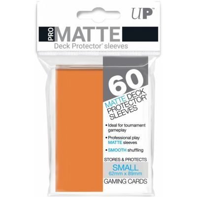 Protges Cartes Format JAP  Sleeves Ultra-pro Mini Par 60 Orange Matte