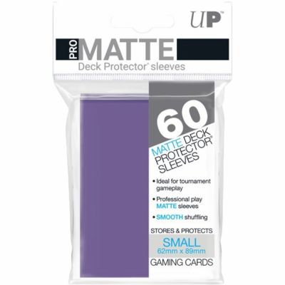 Protges Cartes Format JAP  Sleeves Ultra-pro Mini Par 60 Violet (Purple) Matte